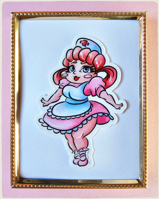 Chibi Nurse Joy Pokémon Sticker