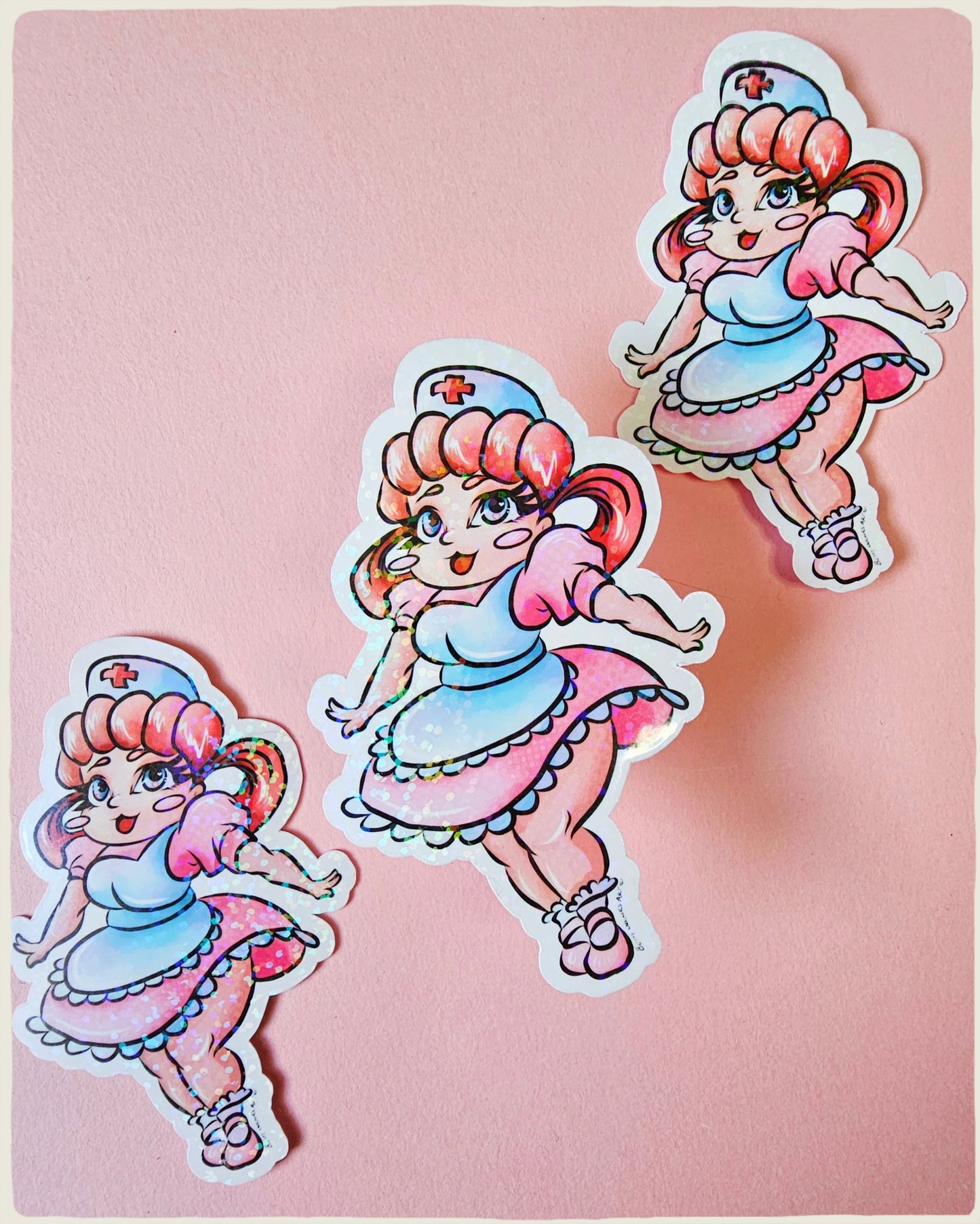Chibi Nurse Joy Pokémon Sticker