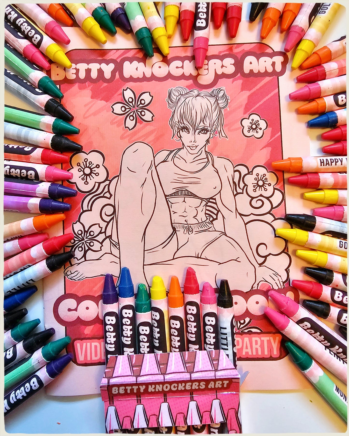 Coloring Book & Crayon Bundle