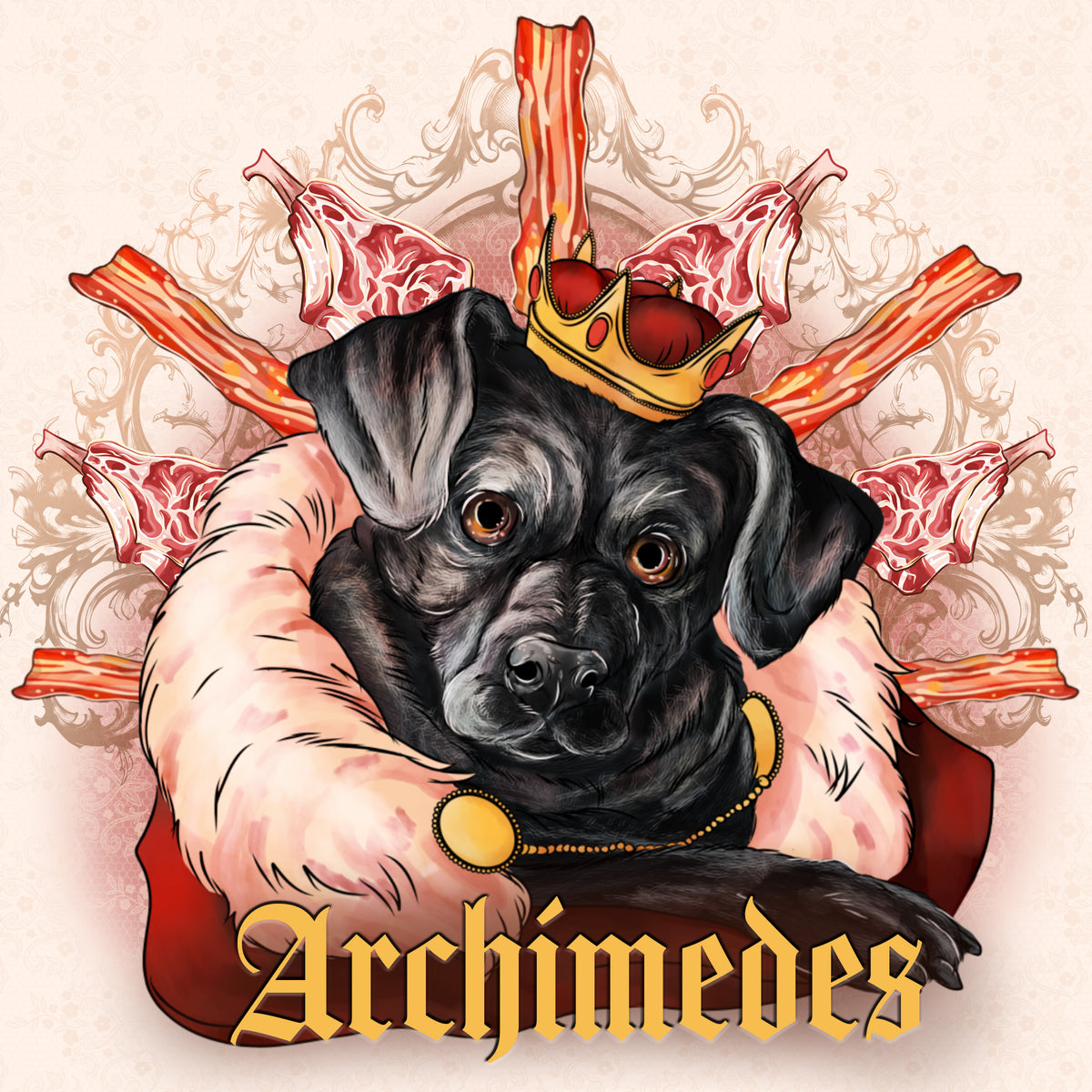 Custom Pet Portrait Commissions Deposit