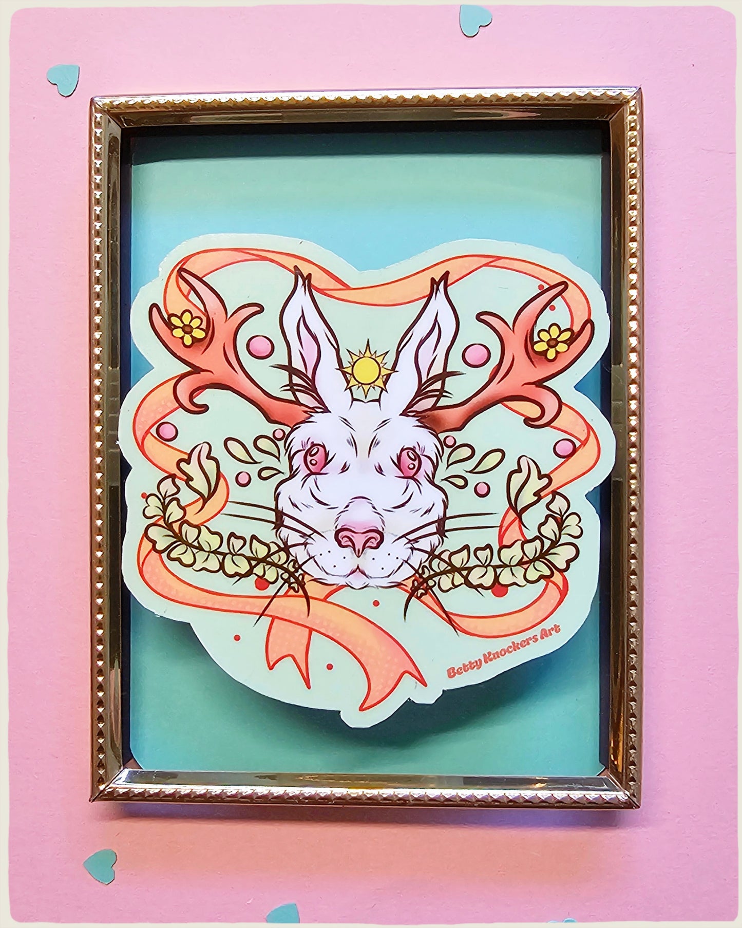 Spring Equinox - Jackalope Sticker