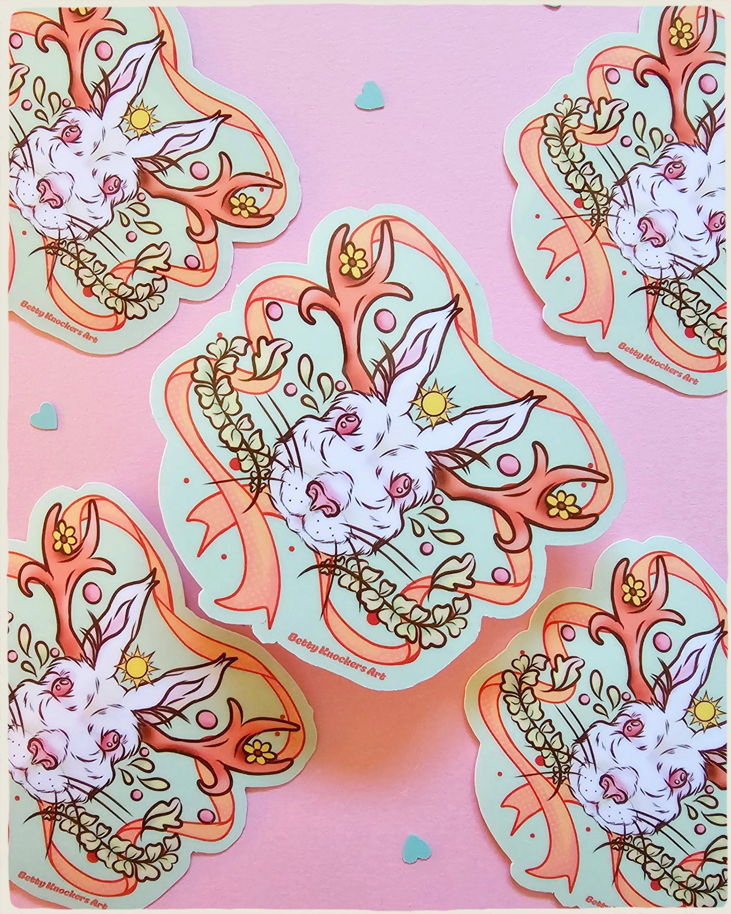 Spring Equinox - Jackalope Sticker