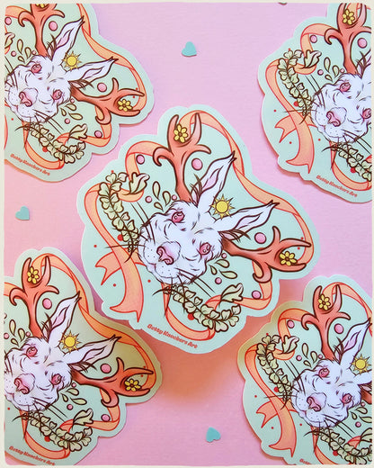 Spring Equinox - Jackalope Sticker