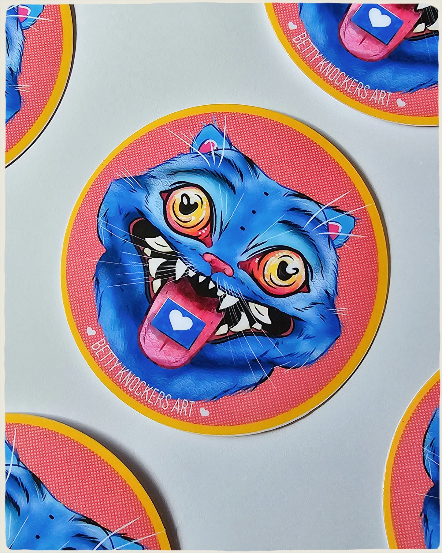 KPOP Demon Hunter - Derpy Tiger Stickers
