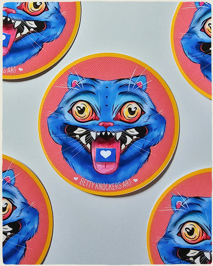 KPOP Demon Hunter - Derpy Tiger Stickers