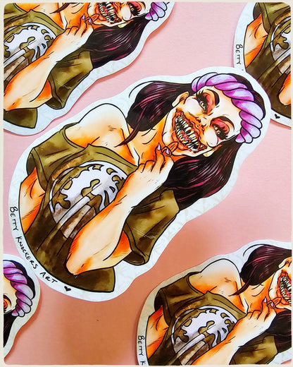Mortal Kombat - Mileena Sticker