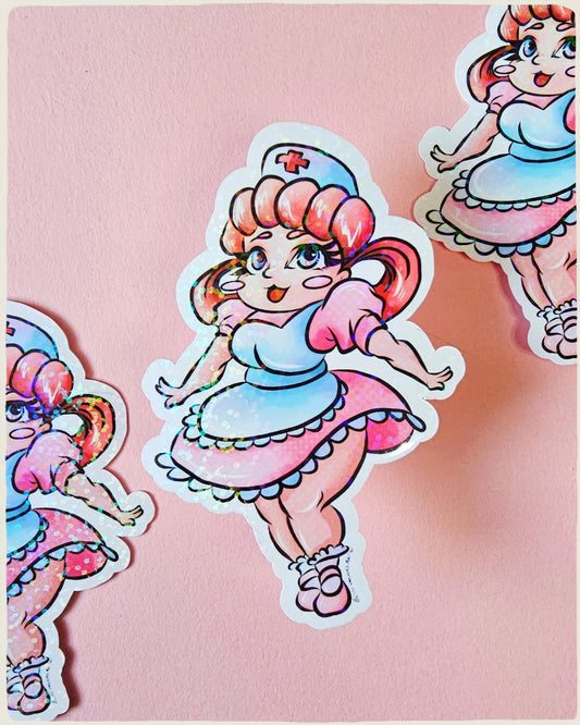 Chibi Nurse Joy Pokémon Sticker
