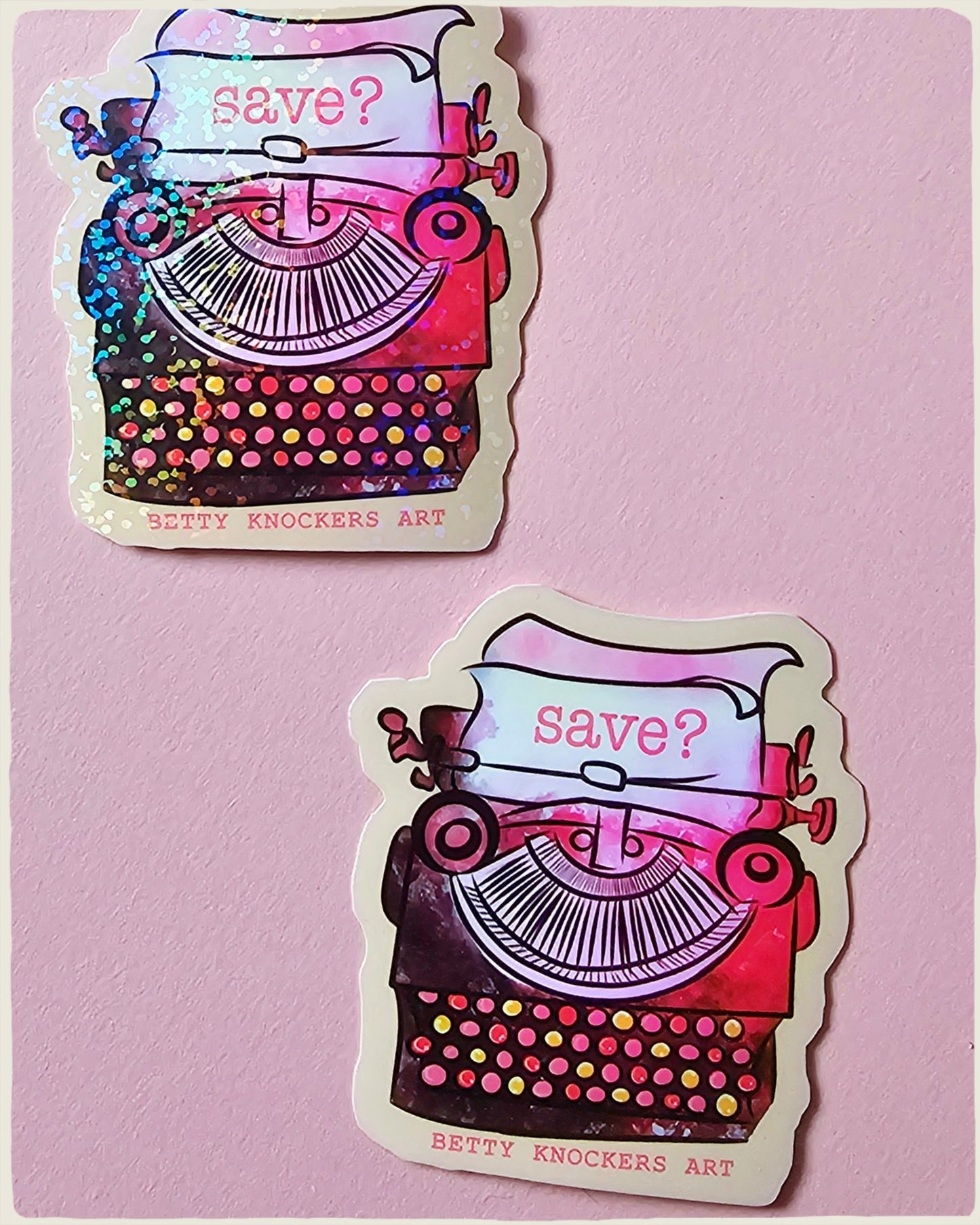 Resident Evil Typewriter Sticker
