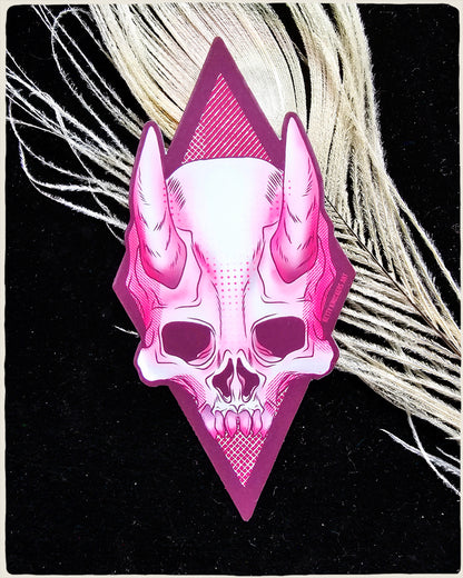 Pink Macabre Halloween Stickers