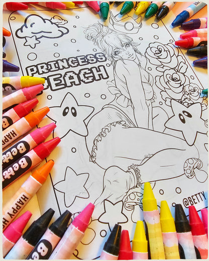 Coloring Books - Videogame Slumber Party